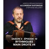 Stéphane Milleret - Accordéon diatonique - Saison 3 - Episode 10 : Rythmiques main droite 4eme partie