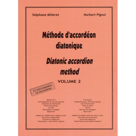 Diatonic accordion method vol. 2
